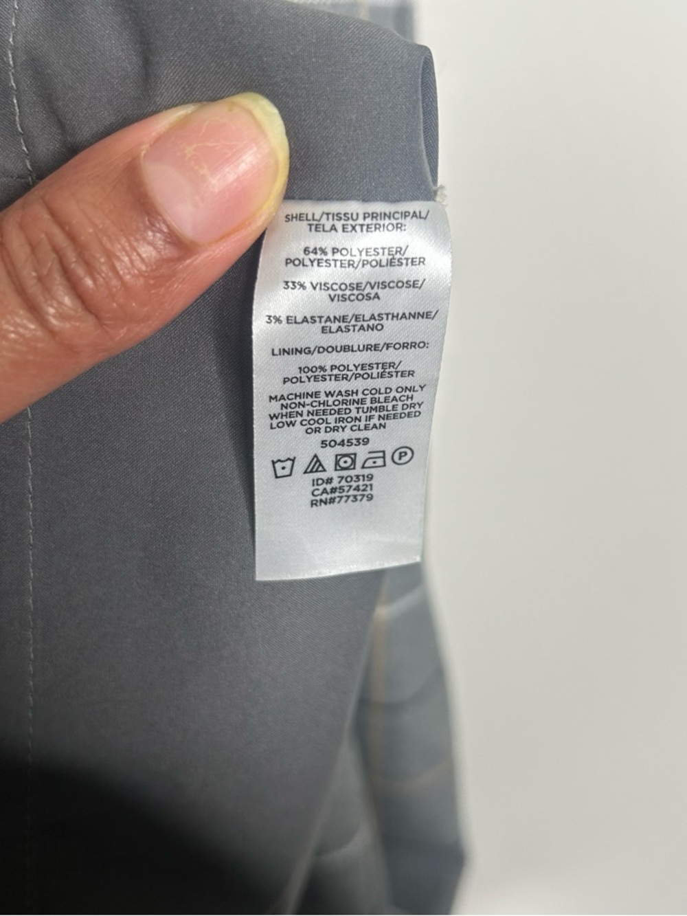 Ann Taylor Gray Plaid Midi Sheath Dress - Picture 4 of 5